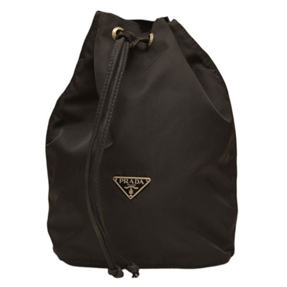 Prada Drawstring Black Bag Pouch - image 1